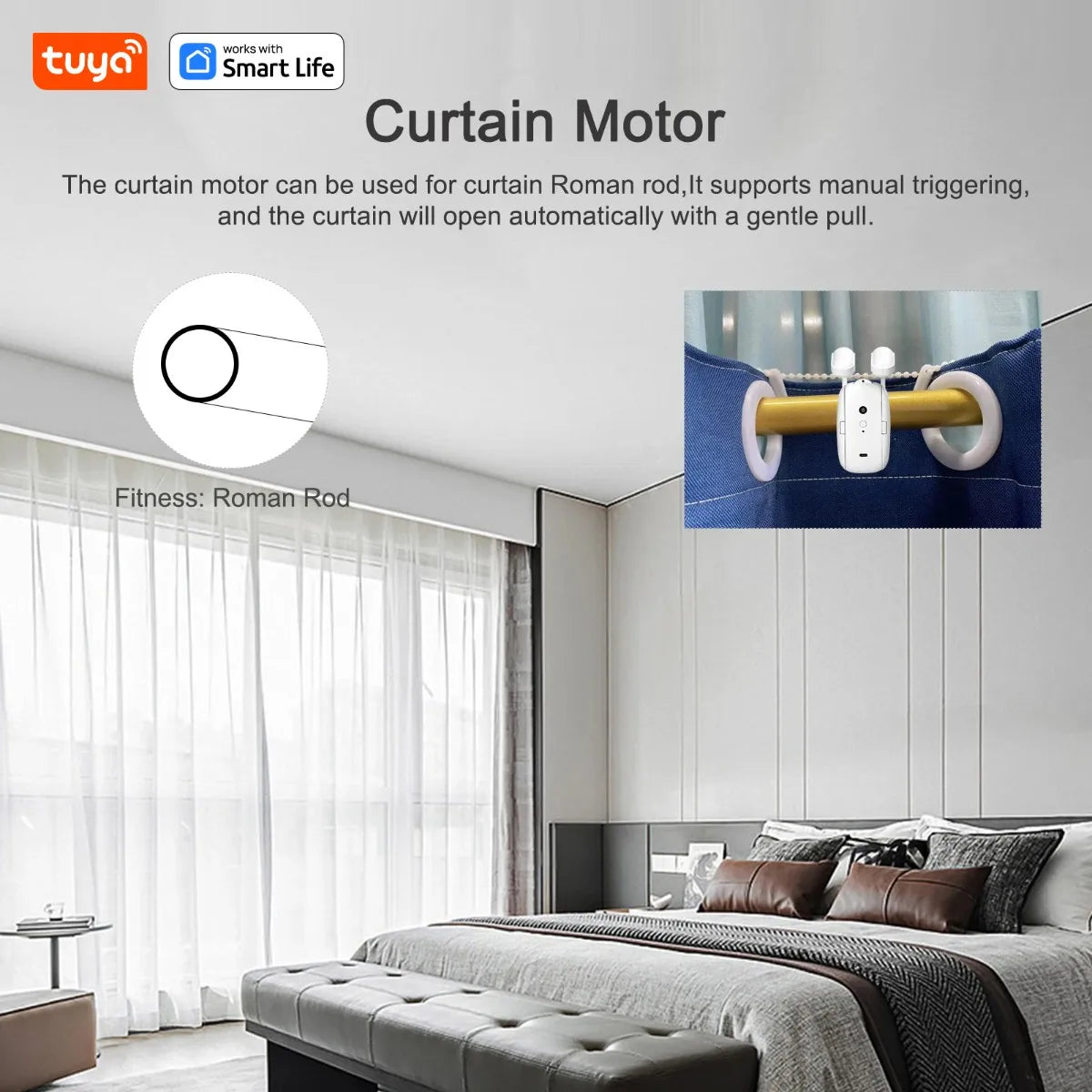 Tuya Infinity Glide Curtain System